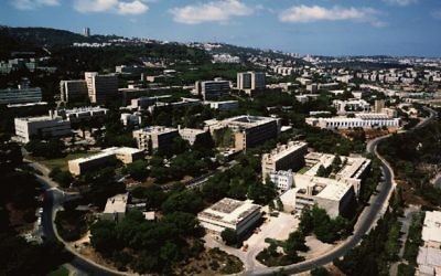 Le campus du Technion. (Crédit : autorisation) Le campus du Technion. (Crédit : autorisation)