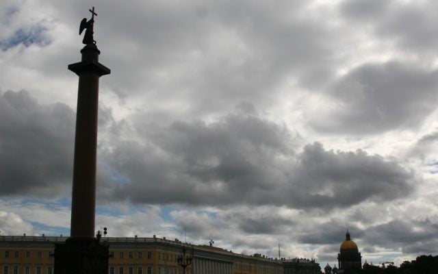 St. Petersbourg cityscape with the Alexander Column and St. Isaacs Cathedral in the background (photo credit: Anna Kaplan/Flash90) St. Petersbourg cityscape with the Alexander Column and St. Isaacs Cathedral in the background (photo credit: Anna Kaplan/Flash90)