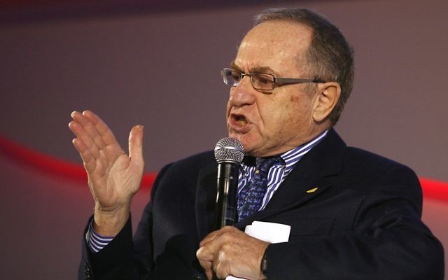 Alan Dershowitz (photo credit: Gidon Markowicz/Flash90) Alan Dershowitz (photo credit: Gidon Markowicz/Flash90)