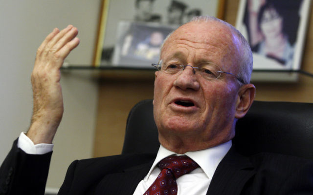 Danny Yatom, ancien directeur du Mossad (Crédit : Olivier Fitoussi/Flash90) Danny Yatom, ancien directeur du Mossad (Crédit : Olivier Fitoussi/Flash90)