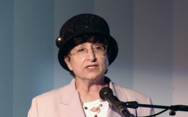 Adina Bar-Shalom (photo credit: YouTube screenshot) Adina Bar-Shalom (photo credit: YouTube screenshot)