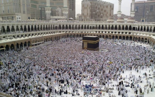 La Kaaba à la Mecque. Illustration. (Crédit : Al Jazeera English/CC BY-SA/Flickr)