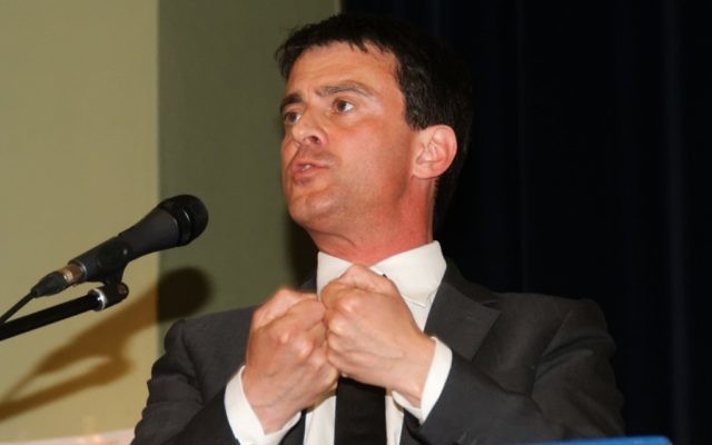 Manuel Valls (photo credit: CC BY 3.0, by ComputerHotline, Wikimedia Commons) Manuel Valls (photo credit: CC BY 3.0, by ComputerHotline, Wikimedia Commons)