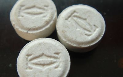 Pilules d'ecstasy (Crédit : Willy Turner/Wikimedia Commons)