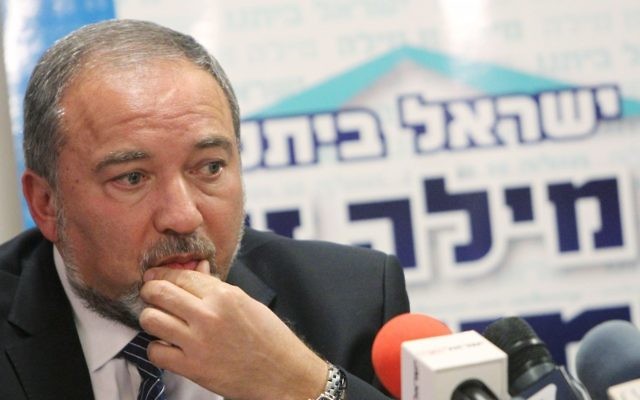 Avigdor Liberman (Crédit : Miriam Alster/Flash90)