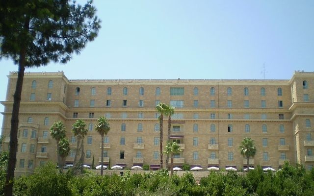 L'Hôtel King David à Jérusalem (Crédit : Wikimedia Commons) L'Hôtel King David à Jérusalem (Crédit : Wikimedia Commons)