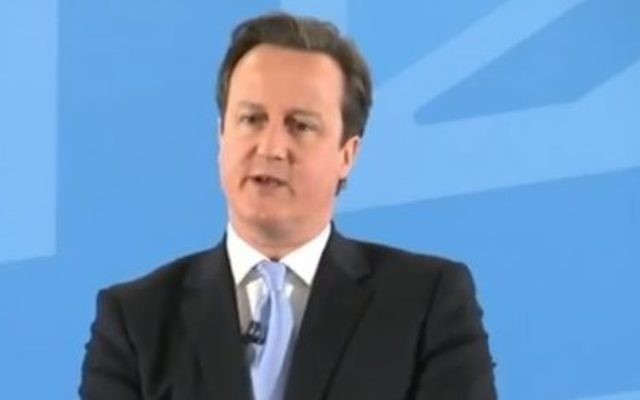 David Cameron (Crédit : capture d'écran Youtube/Channel4News)