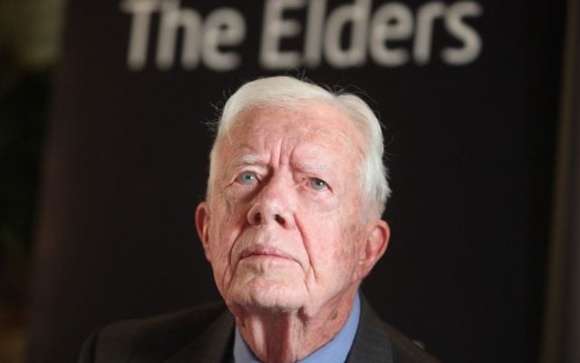 Jimmy Carter, 39e président des Etats-Unis (1971 - 1975). (Crédit : Yoav Ari Dudkevitch/Flash90) Jimmy Carter, 39e président des Etats-Unis (1971 - 1975). (Crédit : Yoav Ari Dudkevitch/Flash90)