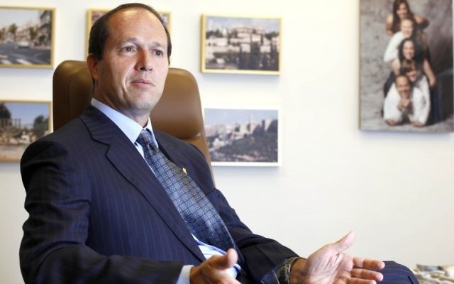 Nir Barkat (Crédit : Lior Mizrahi/Flash90/File)