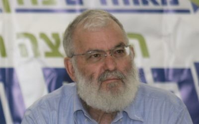 Yaakov Amidror (Crédit : Olivier Fitoussi/Flash90)