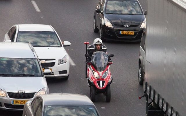 MDA's innovative three-wheeled Medicycles allow first-responders to weave through traffic faster than any other emergency-response vehicle (Courtesy)