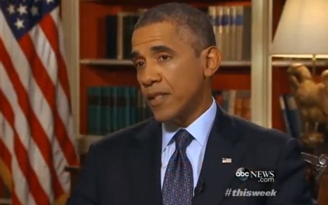 Barack Obama en 2013 (Crédit : capture via YouTube) Barack Obama en 2013 (Crédit : capture via YouTube)