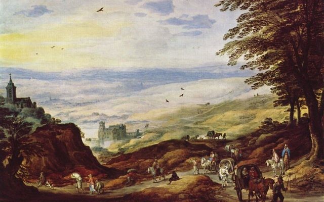 Joos de Momper, Paysage, premier tiers du XVIIe siècle (Crédit : The Yorck Project/domaine publique)
