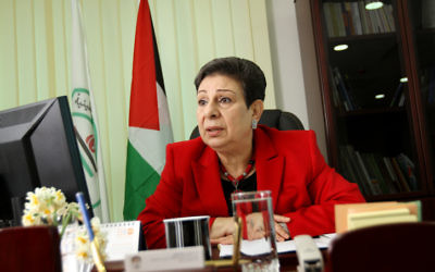 Hanane Ashrawi (Crédit : Miriam Alster/Flash90)