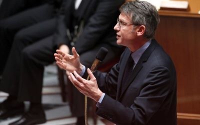Le ministre de l'Education nationale Vincent Peillon à l'Assemblée nationale, à Paris le 22 janvier 2014 (Crédit : AFP)
