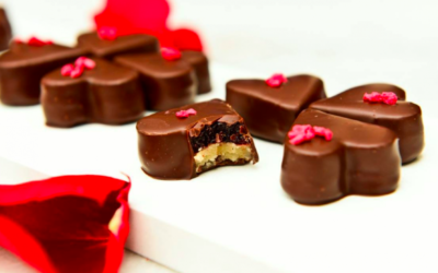 Chocolats en forme de cœur (Crédit : autorisation du Festival de chocolat)