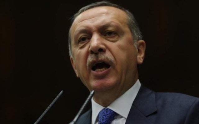 Recep Tayyip Erdogan (Crédit : AFP/Adem Altan)