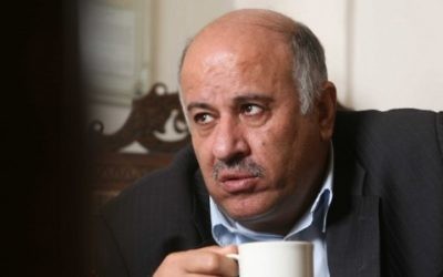 Jibril Rajoub (Crédit : Nati Shohat/Flash90)