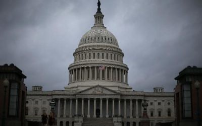 Le Congrès des Etats-Unis, à Washington, D.C. (Crédit : Getty/AFP/Archives Mark Wilson)