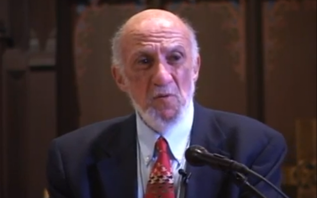 Richard Falk (Crédit : capture d'écran Youtube) Richard Falk (Crédit : capture d'écran Youtube)