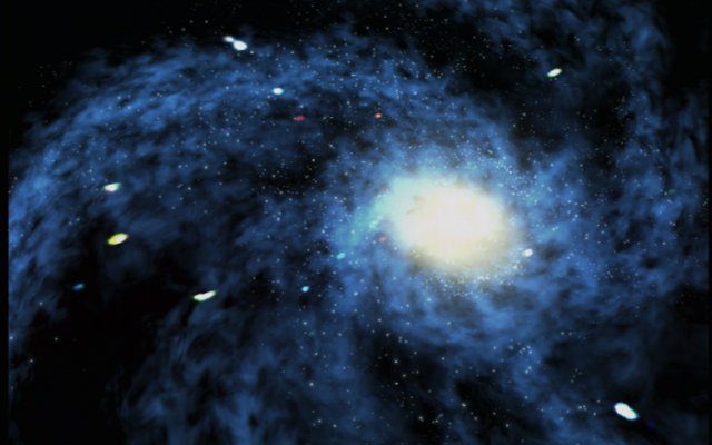 Une interprétation artistique du Big Bang (Crédit : NASA) Une interprétation artistique du Big Bang (Crédit : NASA)
