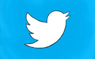 Logo de Twitter, dessiné par Shawn Campbell (Crédit : CC BY Shawn Campbell/Flickr)