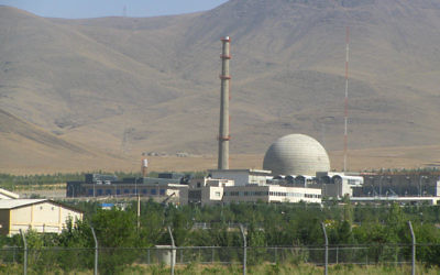 Photo d'illustration : L'usine nucléaire de production d'eaux lourdes située à proximité de la ville d'Arak (Crédit : CC-BY-SA 3.0/Wikimedia/Nanking2012)