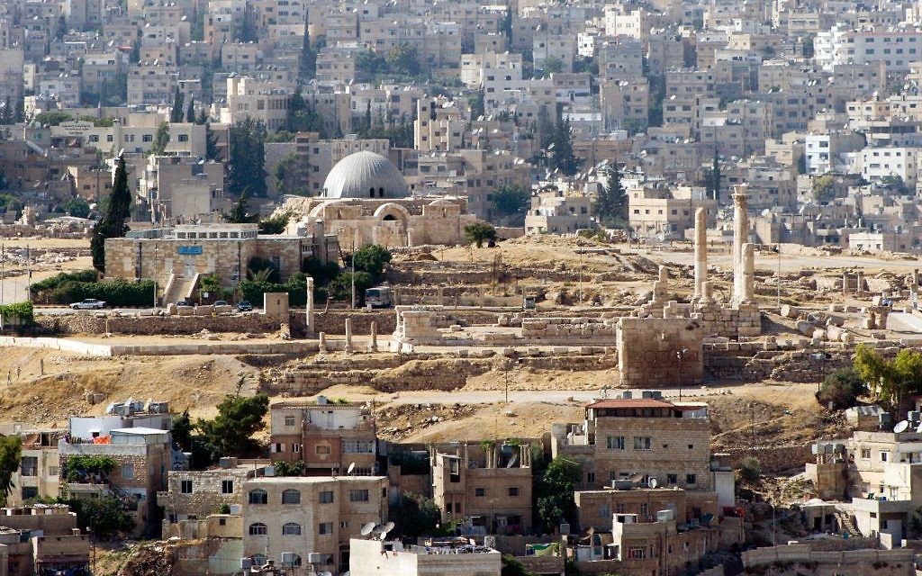 La Citadelle d'Amman, le centre historique de la capitale jordanienne (Crédit : CC BY David Bjorgen/Wikimedia Commons) La Citadelle d'Amman, le centre historique de la capitale jordanienne (Crédit : CC BY David Bjorgen/Wikimedia Commons)