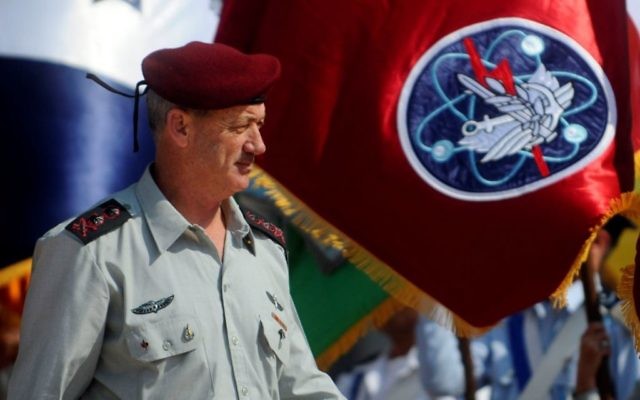 Le chef d’état-major de l’armée israélienne, le lieutenant général Benny Gantz (Crédit : Autorisation de Tsahal.fr) Le chef d’état-major de l’armée israélienne, le lieutenant général Benny Gantz (Crédit : Autorisation de Tsahal.fr)