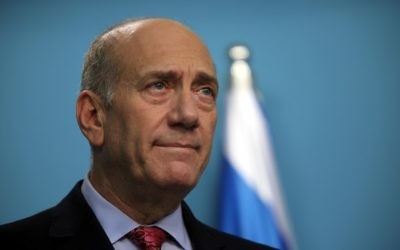 Ehud Olmert (Crédit : Yossi Zamir/Flash 90)