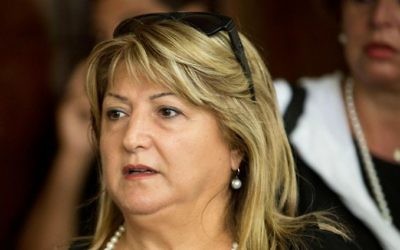 Shula Zaken, ancienne directrice de cabinet de l'ex-Premier ministre Ehud Olmert (Crédit : Tal Shahar/Flash 90)