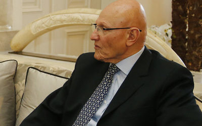 Tammam Salam, Premier ministre du Liban (Crédit : Leoboudv/Flickr/CC.BY.SA 2.0/Wikimedia commons)