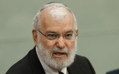 Yaakov Amidror, ancien conseiller à la sécurité nationale, en octobre 2013. (Crédit : Flash90)