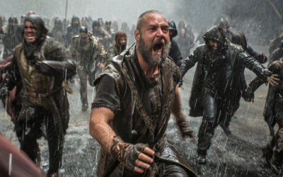 Russell Crowe dans le nouveau film de Darren Aronofsky "Noé" (Crédit : autorisation de Paramount Pictures)