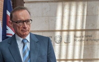 Bob Carr (Crédit : Yossi Zamir)