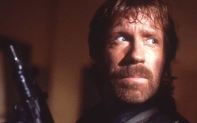 Chuck Norris dans Delta Force (Crédit : CC BY Yoni S.Hamenahem/Wikimedia Commons)