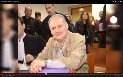lich Ramírez Sánchez, ou Carlos le Chacal, lors de son procès en 2000 (Crédit : capture d'écran Youtube/euronews) lich Ramírez Sánchez, ou Carlos le Chacal, lors de son procès en 2000 (Crédit : capture d'écran Youtube/euronews)