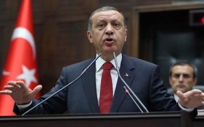 Recep Tayyip Erdogan (Crédit : AFP/STR)