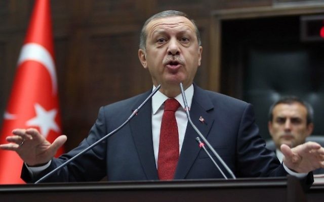 Recep Tayyip Erdogan (Crédit : AFP/STR)