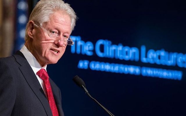 Bill Clinton (Crédit : autorisation Georgetown university)