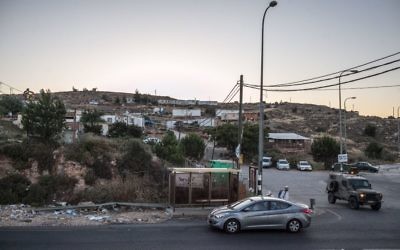 Givat Assaf, situé près de Beit El en Cisjordanie - le 5 juin 2012 (Crédit : Noam Moskowitz/Flash 90)