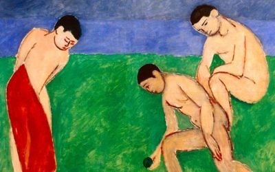 Le jeu de boules par Henri Matisse (Crédit : Hermitage Museum Foundation Israel)