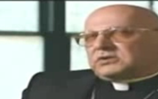 Mgr Michel Sabbah (Crédit : capture d'écran Daily Motion)