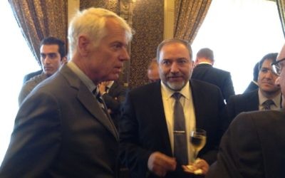 Lars Faaborg Anderson, envoyé de l'UE au Moyen Orient (Crédit : Raphael Ahren/Times of Israel)