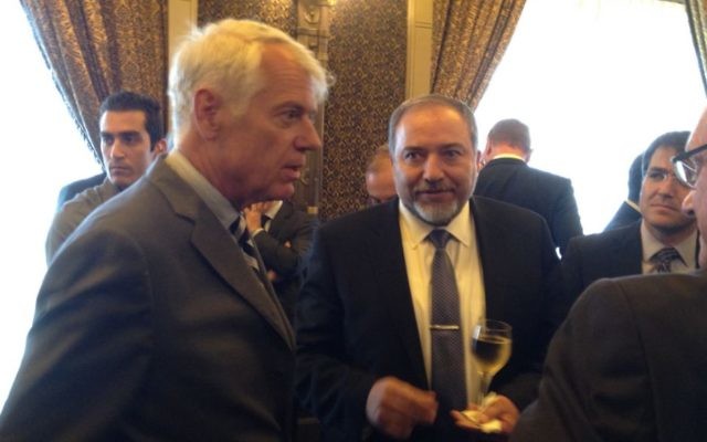 Lars Faaborg Anderson, envoyé de l'UE au Moyen Orient (Crédit : Raphael Ahren/Times of Israel)