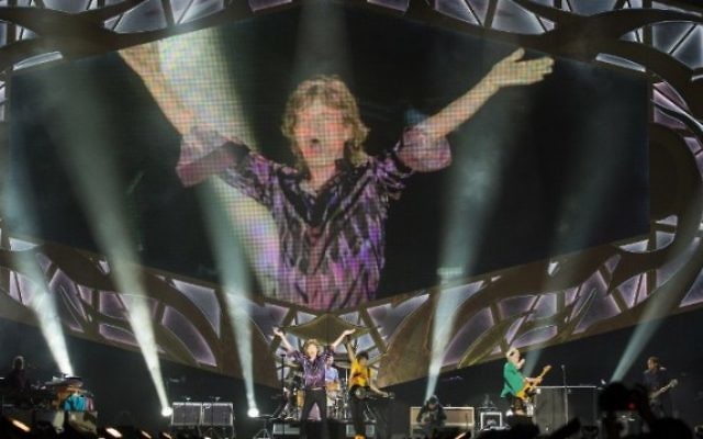 Mick Jagger au concert de Tel Aviv - 4 juin 2014 (Crédit : Jack Guez/AFP) Mick Jagger au concert de Tel Aviv - 4 juin 2014 (Crédit : Jack Guez/AFP)