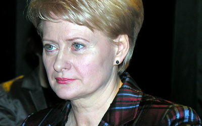 Dalia Grybauskaite (Crédit : Algirdas/Wikimedia commons/CC BY-SA 3.0)