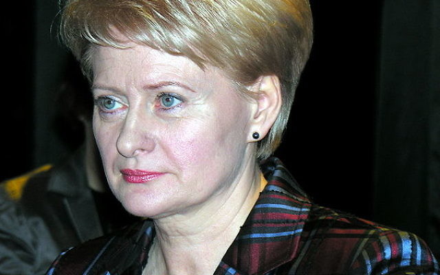Dalia Grybauskaite (Crédit : Algirdas/Wikimedia commons/CC BY-SA 3.0) Dalia Grybauskaite (Crédit : Algirdas/Wikimedia commons/CC BY-SA 3.0)