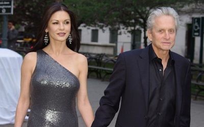 Michael Douglas et Catherine Zeta-Jones (Crédit : David Shankbone/Wikimedia Commons/File)
