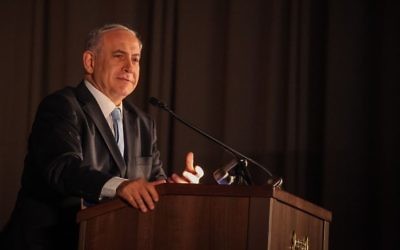 Benjamin Netanyahu (Crédit : Flash 90)